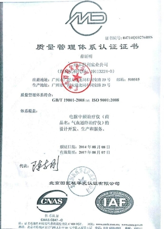質量體系認證
